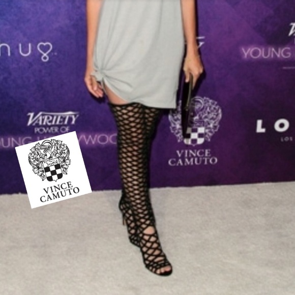 vince camuto gladiator boots
